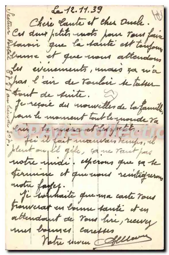 Bar-le-Duc - Der Ornain — Ansicht des Kanals, umgeben von Bäumen — Verlag CPAdeCollection, Nr. 12 - Rückseite