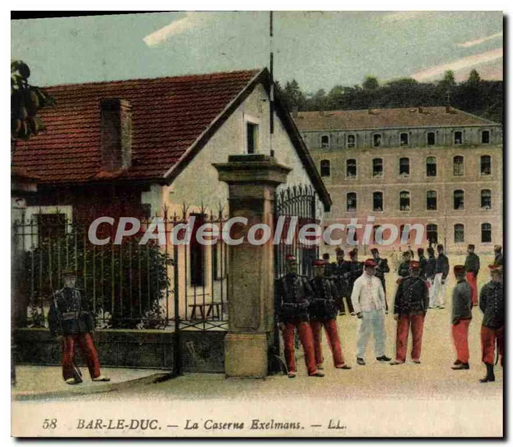 Bar-le-Duc — A Caserna Exelmans — LL. n°58 - Frente