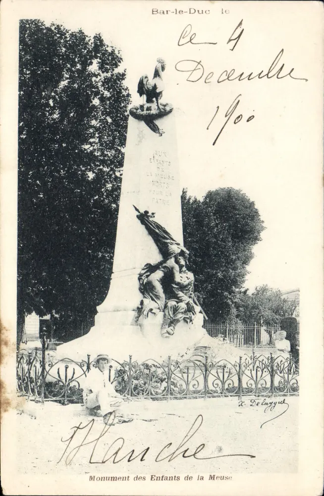 Bar-le-Duc — Denkmal für die Kinder der Meuse — R. Delaguy - Vorderseite
