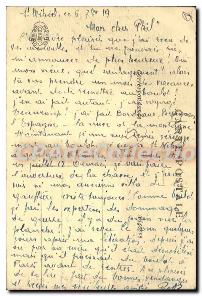 Saint-Mihiel (Meuse) — Fort du Camp des Romains — Einfahrtsgrabens — unbekannter Verlag, Seriennummer nicht sichtbar - Rückseite