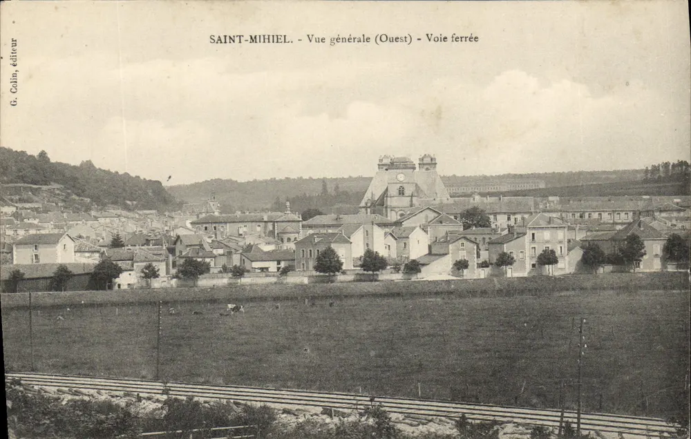 Saint-Mihiel - Allgemeiner Blick (West) - Schiene - G. Colin, Verlag - Vorderseite