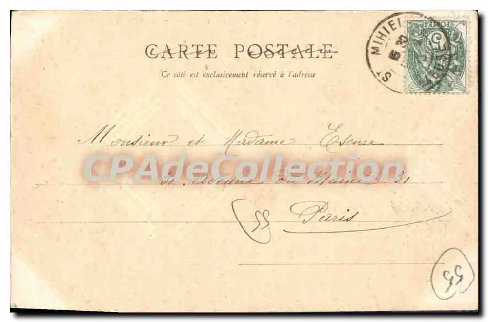 St-Mihiel - O Ponte - Os Capuchinhos — editor não visível, número de série ilegível - Verso