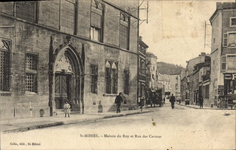 St-Mihiel - Haus des Königs und Rue des Carmes — Colin, Verlag St-Mihiel - Vorderseite