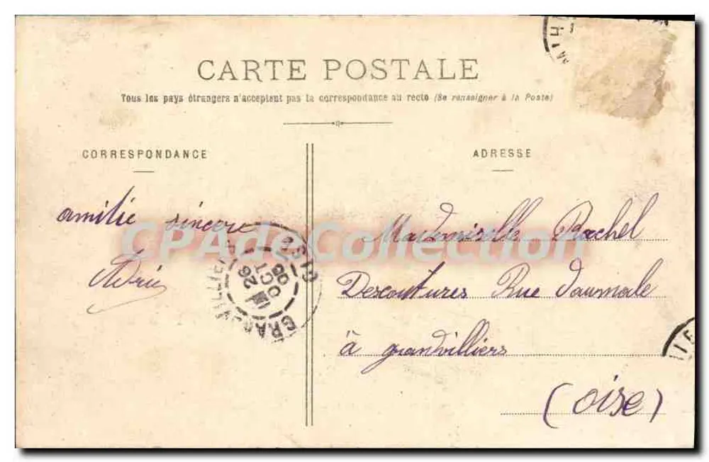 St-Mihiel - Haus des Königs und Rue des Carmes — Colin, Verlag St-Mihiel - Rückseite
