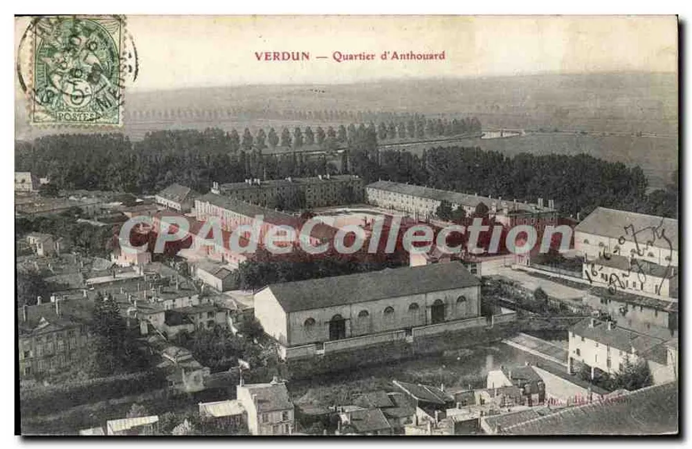 Verdun — Quartier d'Anthouard — Éditeur : J. Vasse - Frente