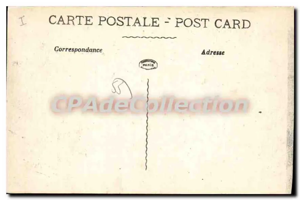 Verdun — O Trem Bombardado em Bras — Edição La Fruité, n° 3695 - Verso