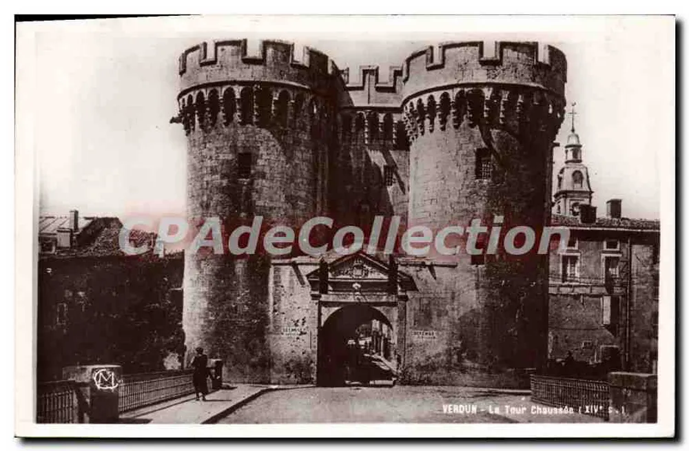 Verdun — A Torre Chaussée (século XIV) — Foto M.C. - Frente