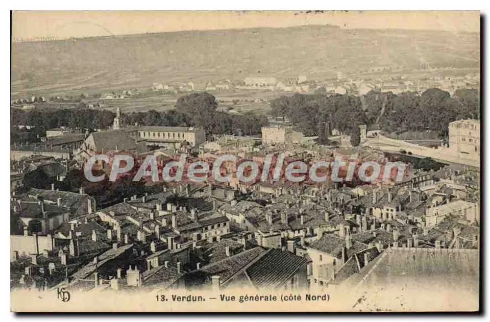 Verdun — Vista geral (lado norte) — CPAdeCollection, n°13 - Frente
