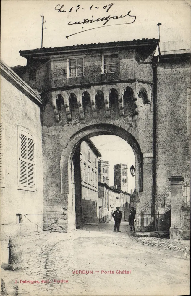 Verdun — Porta Châtel — J. Döbergue, editor, Verdun - Frente