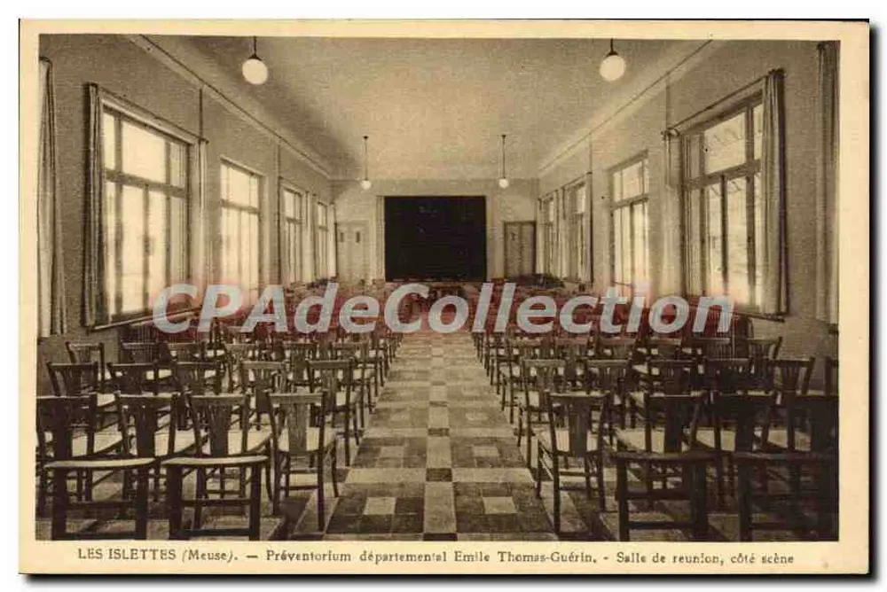 Les Islettes (Meuse) — Departementales Präventorium Émile Thomas-Guérin — Sitzungssaal, Bühnenbereich - Vorderseite