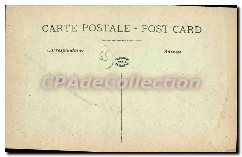 Ruinen der Grande-Rue in Montfaucon-d'Argonne — Schlacht von der Argonne — Verlag La Bonne, n° 4163 - Rückseite