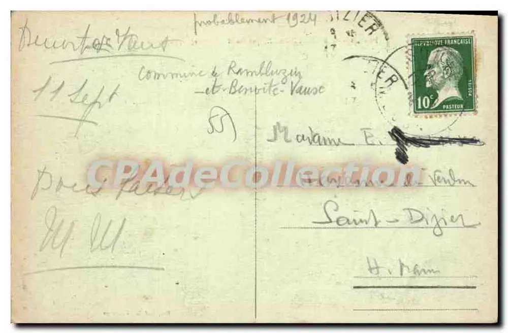 Pilgerung von BENOITE-VAUX, bei Souilly (Meuse) - Allgemeine Ansicht - Rückseite