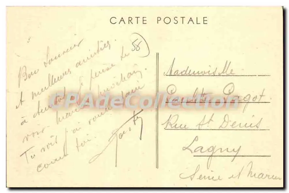 Carnac-Plage (Morbihan) — A Tumba — Os Alinhamentos — Combier Imp. Macon - Verso