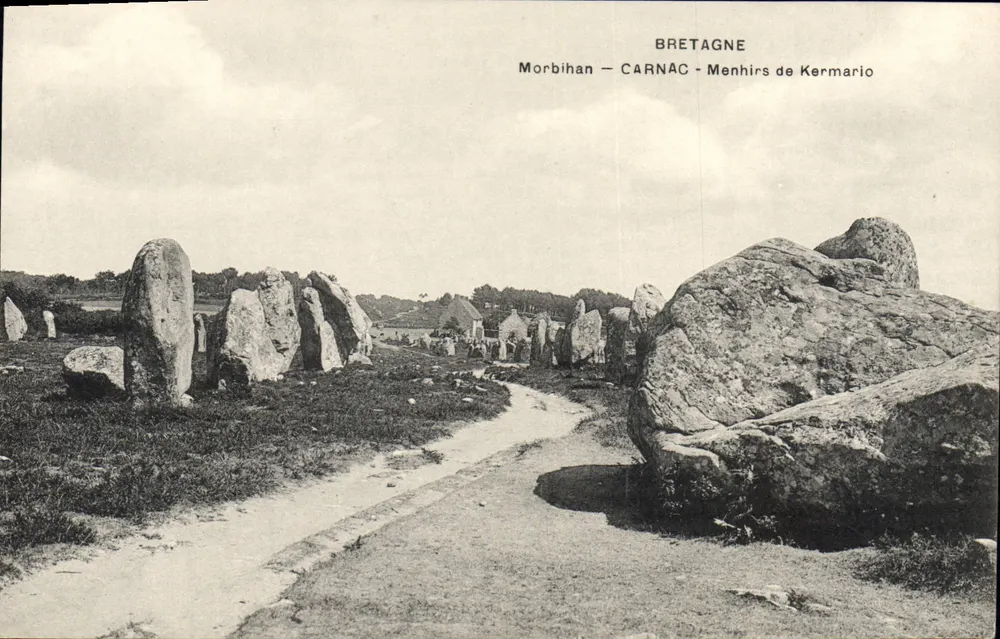 Morbihan - Carnac - Menhirs de Kermario — Bretagne - Frente