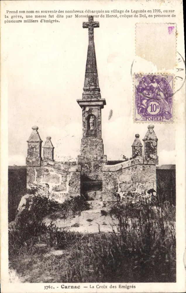 Carnac — A Cruz dos Emigrados — editor Carnac, n° 3761 - Frente
