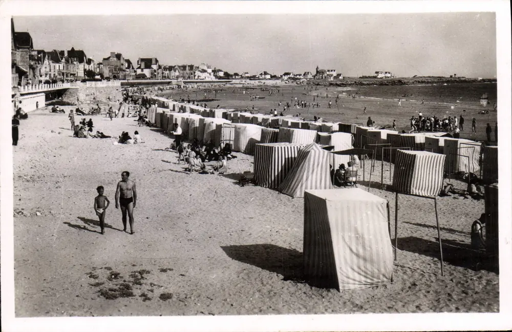 Plage de Port Maria — Quiberon (Morbihan) — Uitgave La Cigogne, Nantes, n° 1570 - Voorkant