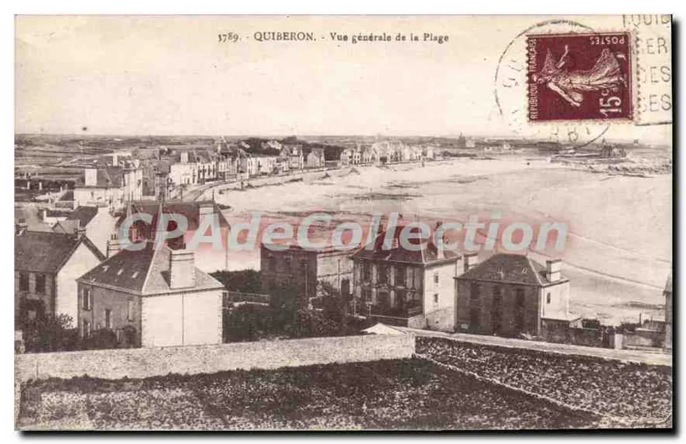 Quiberon — Vista geral da Praia — 1789 - Frente