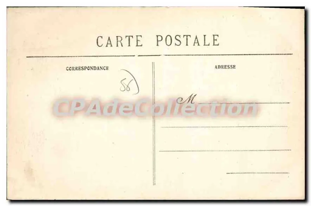 Vannes — Allgemeine Ansicht — Die Place de l'Hôtel-de-Ville — Sammlung Villard, Quimper - Rückseite