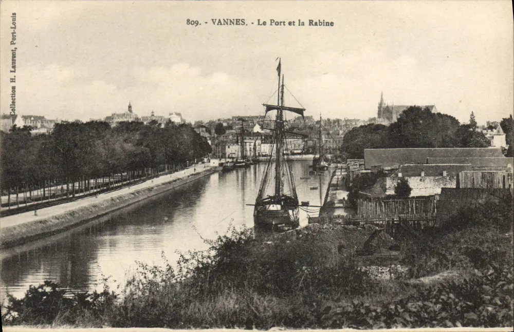 VANNES - O Porto e a Rabine — Port Laurent, n° 809 - Frente