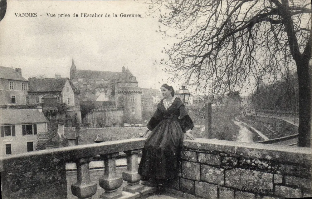 Vannes — Ansicht vom Garenne-Treppenhaus — Sammlung Victor Vannes - Vorderseite