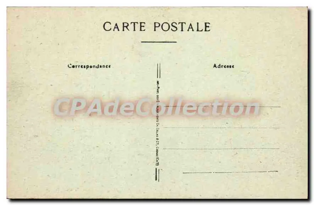 Vannes — Ansicht vom Garenne-Treppenhaus — Sammlung Victor Vannes - Rückseite