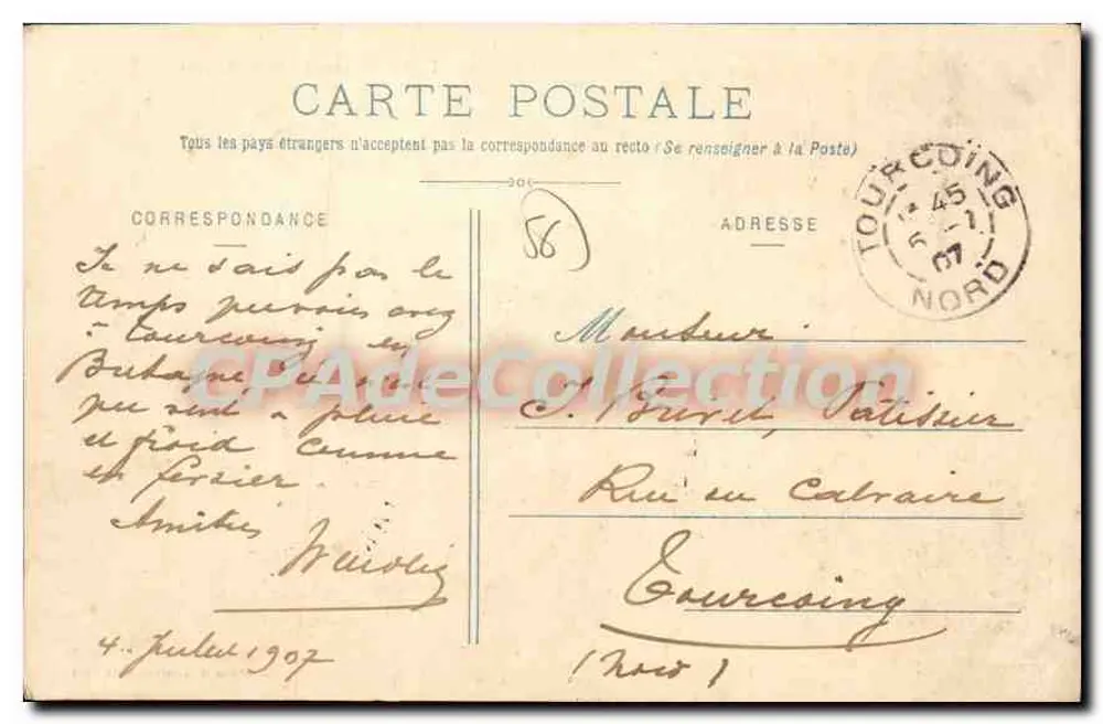 VANNES - Die Tour des Connétables und die Mauern — Sammlung H. Laurent, Port-Louis - Rückseite