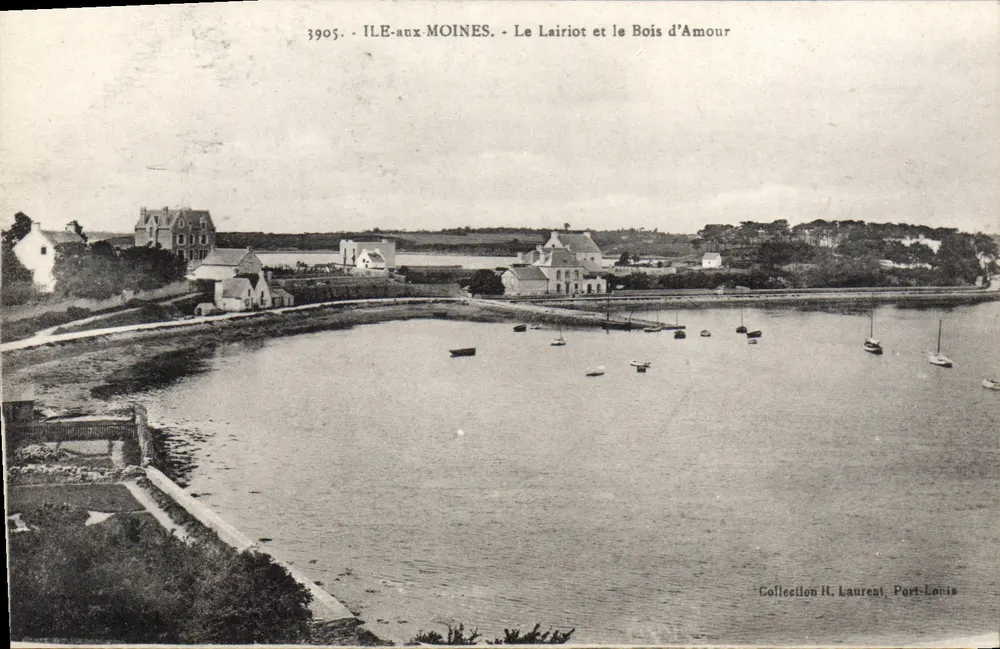 Ile-aux-Moines — Le Lairiot et le Bois d'Amour — Sammlung H. Laurent, Port-Louis - Vorderseite