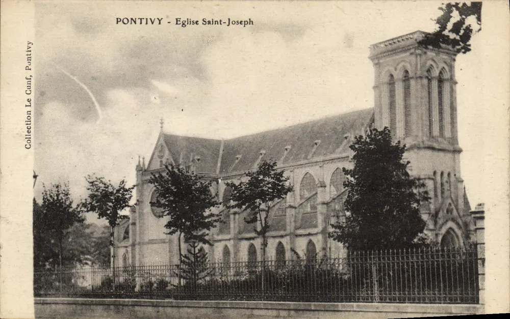 Pontivy - Kerk van Sint-Jozef — Collectie Le Cunf - Voorkant