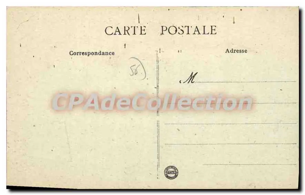 Pontivy - Kerk van Sint-Jozef — Collectie Le Cunf - Achterkant