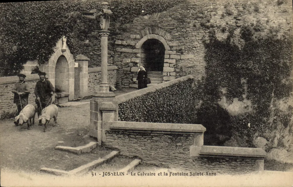 Joselin - Der Calvarienberg und die Quelle Sainte-Anne — Verlag Arnaud et Nosais, Nr. 51 - Vorderseite