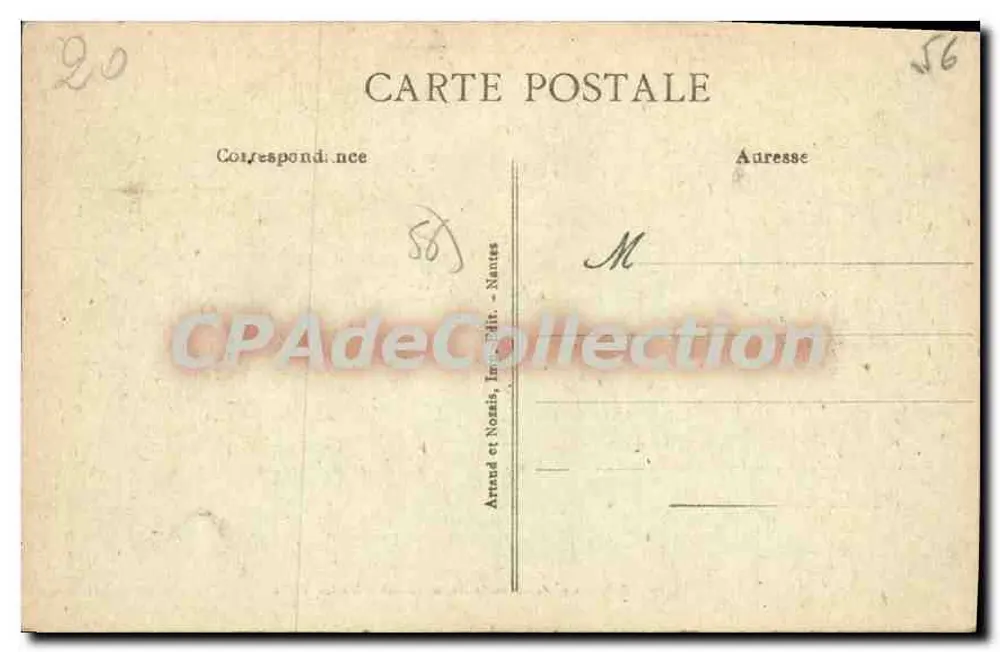 Joselin - Der Calvarienberg und die Quelle Sainte-Anne — Verlag Arnaud et Nosais, Nr. 51 - Rückseite