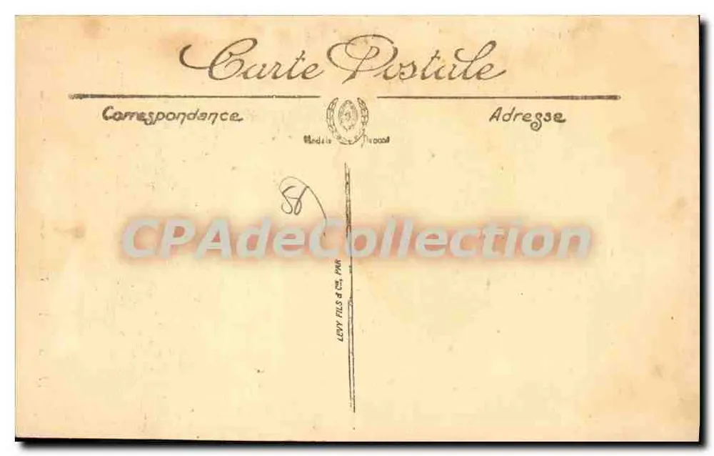 Auray — Casas antiguas, calle Nueva — LL. — n°17 - Reverso