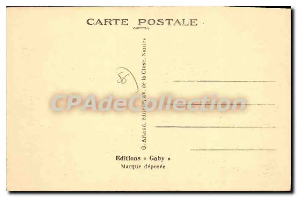 Billiers (Morbihan) — Rocce di Cromenach Bedum — Gaby - Verso