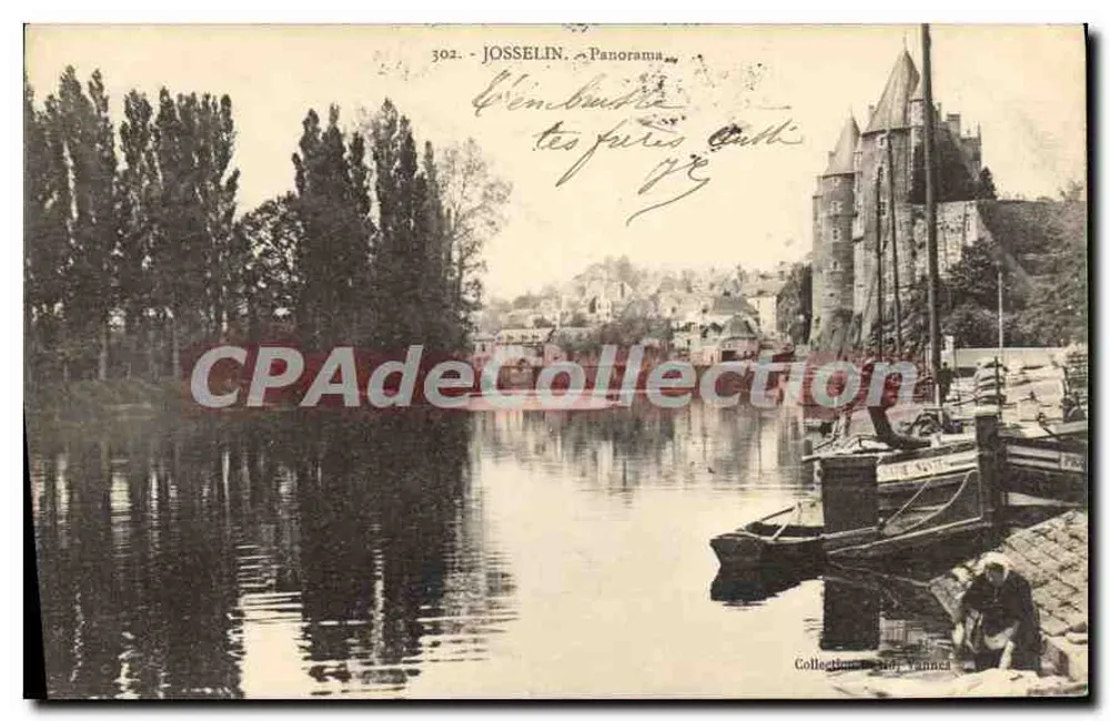 Josselin - Panorama — Sammlung H. Vannes, Nr. 302 - Vorderseite
