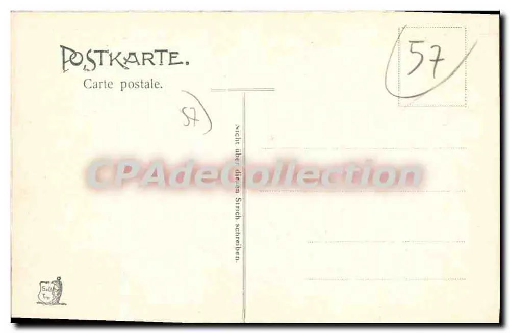 Metz — A Catedral — Der Dom — editor desconhecido, n° 104650 - Verso