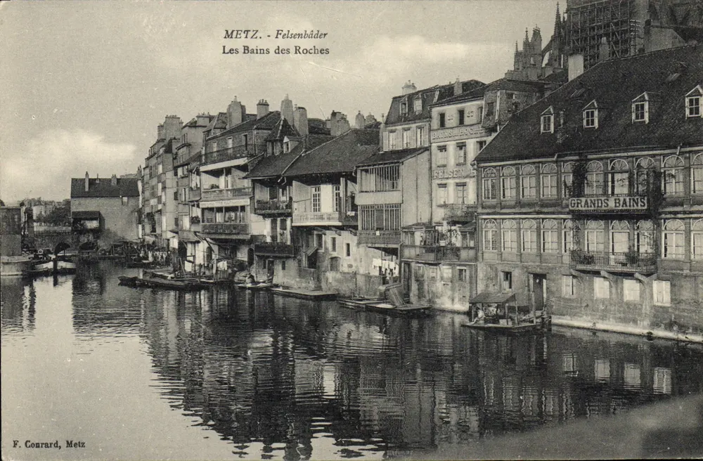 Metz - Die Bäder der Roches — F. Conrard, Metz - Vorderseite