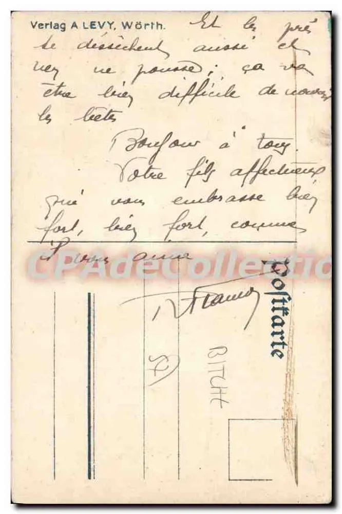 Biltsch — La Citadelle — Verlag A. LEVY, Wörth, N°80 - पीछे