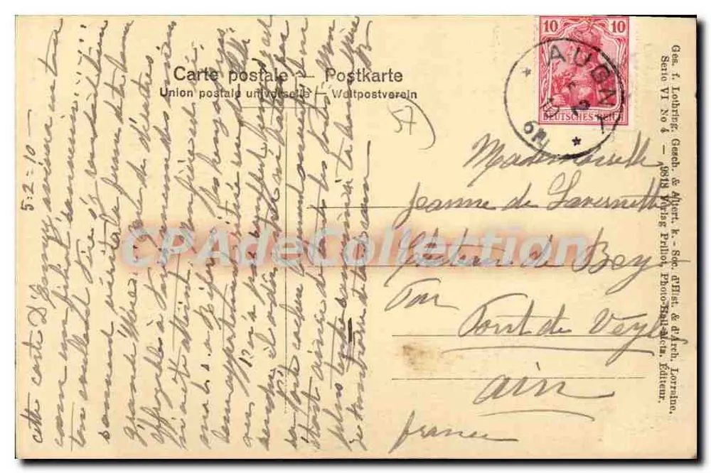 A Bela Cruz — Ennery — G. F. Loubriac & Albert, fotógrafo, Étienne - Verso