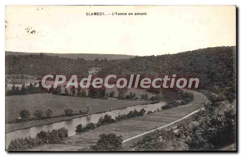 Clamecy — L'Yonne en amont — Thomon-Touillet, lib. edit., Clamecy - Frente