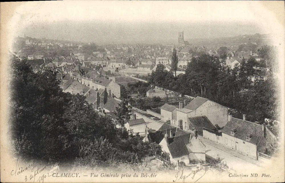 Clamecy — Allgemeiner Blick vom Bel-Air — Collections ND Phot. - Vorderseite