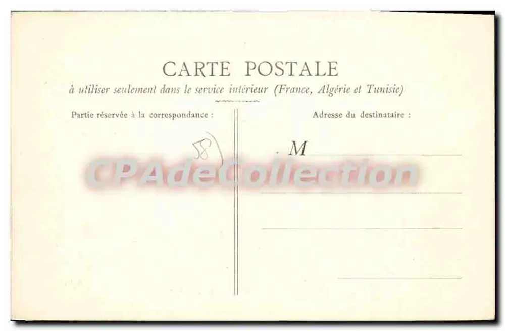 Nevers — Torre de Goguin e Ponte do Loire — B. F., Paris - Verso