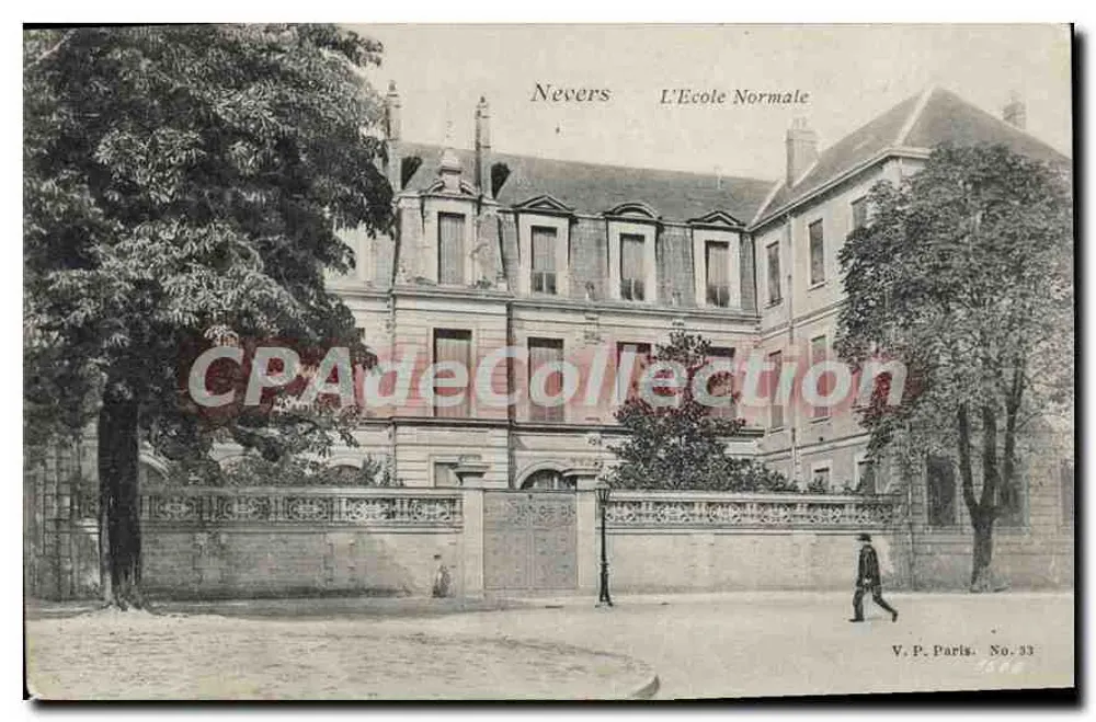 Nevers — A Escola Normal — V.P. Paris No. 33 - Frente