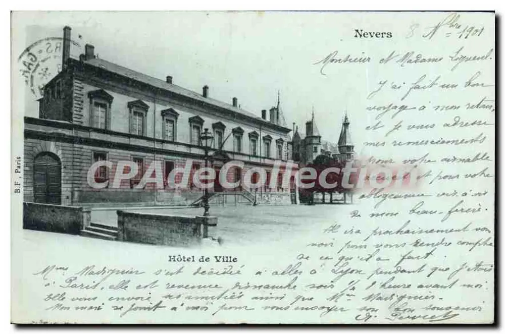 Hôtel de Ville — Nevers — B.F. Paris - Frente