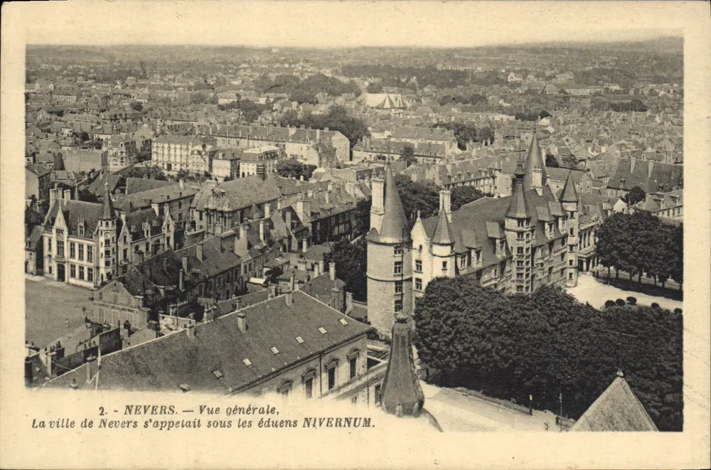 Nevers — Vista geral — G. Artaud, editor - Frente