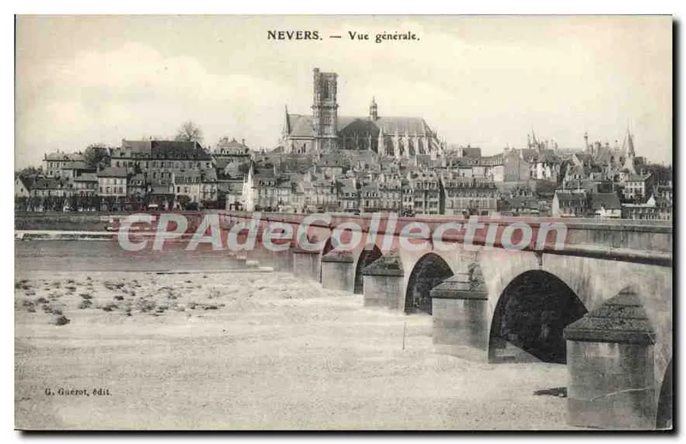 Nevers — Vista geral — G. Guérot, édit. - Frente
