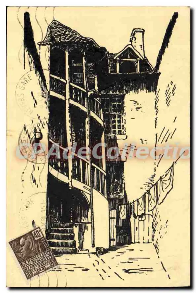 Das alte Nevers — Altes Hofgut, 8 Rue de la Barre — G. TARDY - Vorderseite
