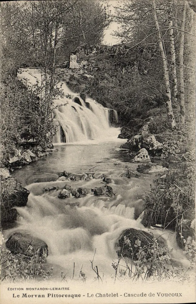 O Chatelet - Cachoeira de Voucoux — Edição Montaron-Lemaitre - Frente