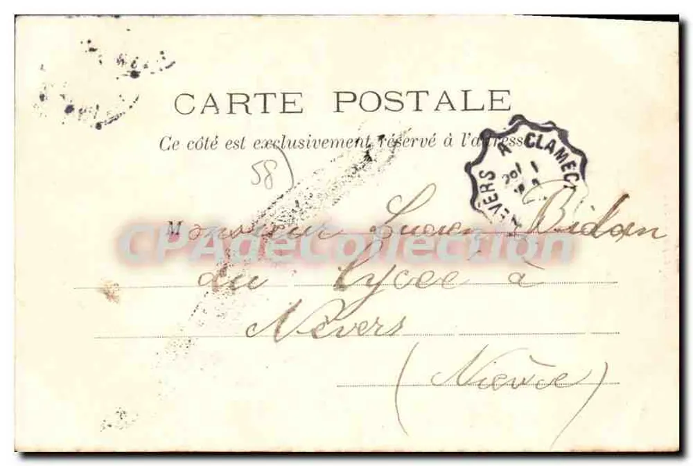 Varzy — Armas da Cidade — Edmond Barret, fot. em Varzy - Verso