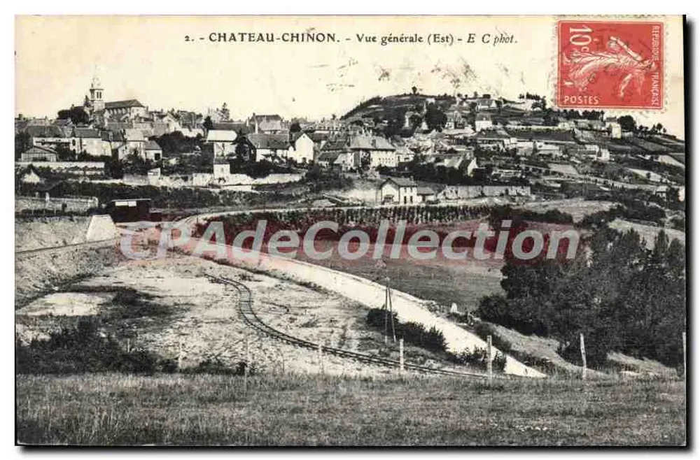 Castelo-Chinon — Visão geral (Leste) — E C phot. - Frente