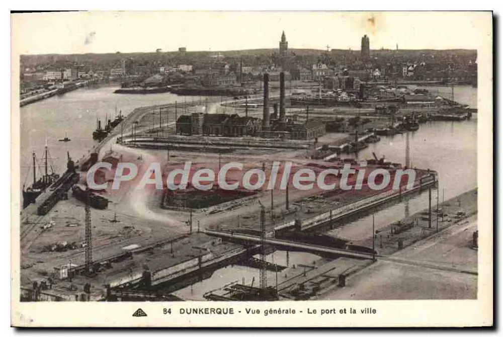 Dunkirk — Allgemeiner Blick — Der Hafen und die Stadt - Vorderseite